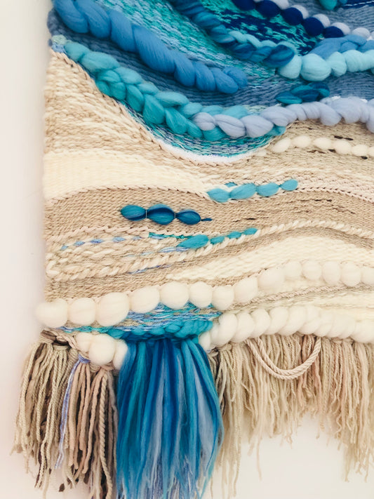 Sea Swim - Woven Wall Hanging ( Free Postage!)