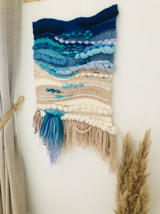 Sea Swim - Woven Wall Hanging ( Free Postage!)